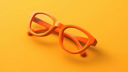 3d Glasses Illustration Isolated Background