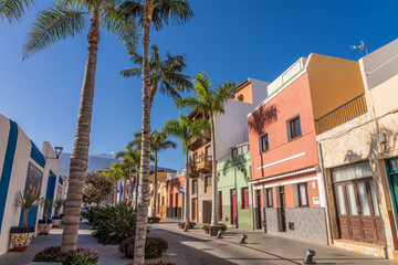 Fototapeta na wymiar Streetview from Puerto de la Cruz, Tenerife