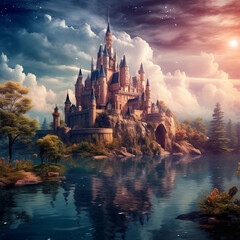 Magical castle of a princess.