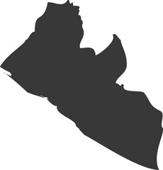 Liberia Flat Icon pictogram symbol visual illustration
