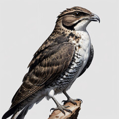 nightjar on a light background