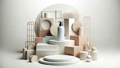 Minimalist Geometric Display