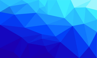 abstract blue triangle background,Vektor polygonal mosaic crystal