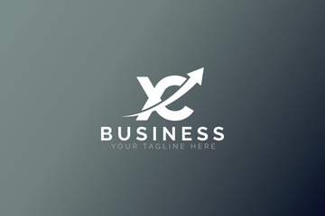 Abstract Business Arrow And Letter X C Logo Template