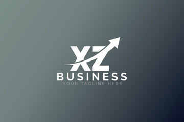 Abstract Business Arrow And Letter X Z Logo Template