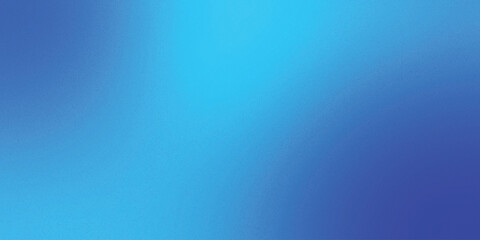 Blue grainy gradient background, noise texture gradient effect