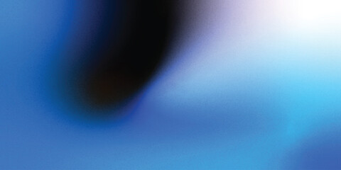 Blue grainy gradient background, noise texture gradient effect