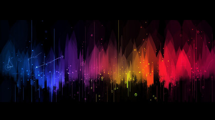 Fototapeta na wymiar abstract colorful background with equalizer