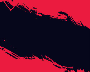 red and black paint brush grunge banner background, banner for offer and sale, black friday grunge background, paint brush stroke, black and red ink brush stroke - obrazy, fototapety, plakaty