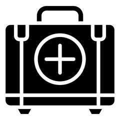 Obraz premium First Aid Kit Icon Style