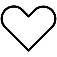 Love icon flat vector illustration