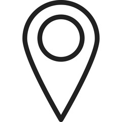 Location icon flat vector illustration
