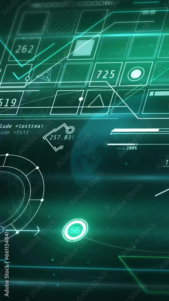 Poster data array in the virtual nft space.