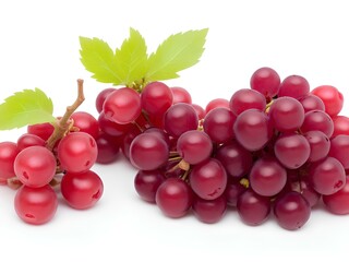 bunch of red grapes