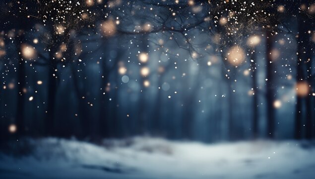 Winter abstract background © progressman