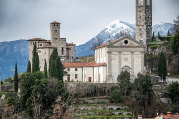 Artegna, San Martino hill with Lombard Castle