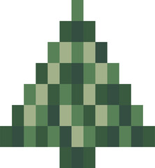 Fototapeta premium Creative Christmas tree design - vector illustration