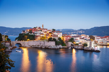 Obraz premium Beautiful Aerial view of Amasra in Bartin Turkey