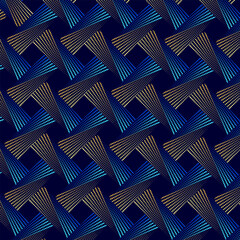 line and dot pattern black and navy blue
