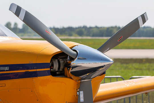 Beechcraft Model 33 Bonanza, Berlin - Schoenefeld, ILA Air Show, BERLIN, GERMANY - APR 27, 2018