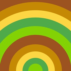 Arcs background with earth tones color palette