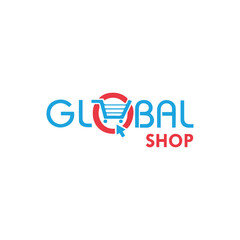 global business trading logo design vector
