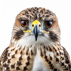 Portrait of a hawk, IA generated
