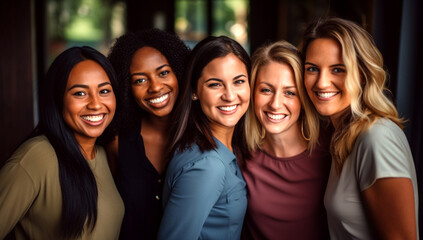 Fototapeta premium group of women