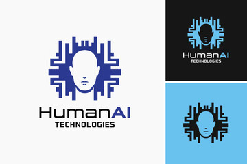 "A logo for human technologies" is a design asset suitable for businesses or organizations involved in innovative, futuristic, and human-centric technologies.