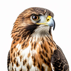 Portrait of a hawk, IA generated