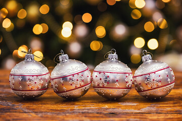Christmas baubles - festive ornaments for the holidays - 661176806