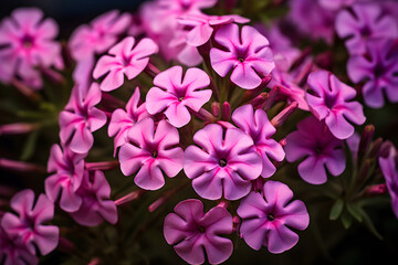 Pink and purple flowers