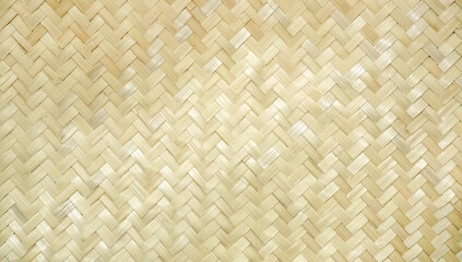 Bamboo woven wall for abstract background and weave texture. beautiful patterns, space for work, banner, copy space, close up.