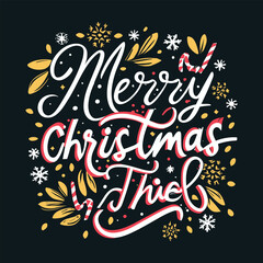 Merry Christmas T-shirt Design