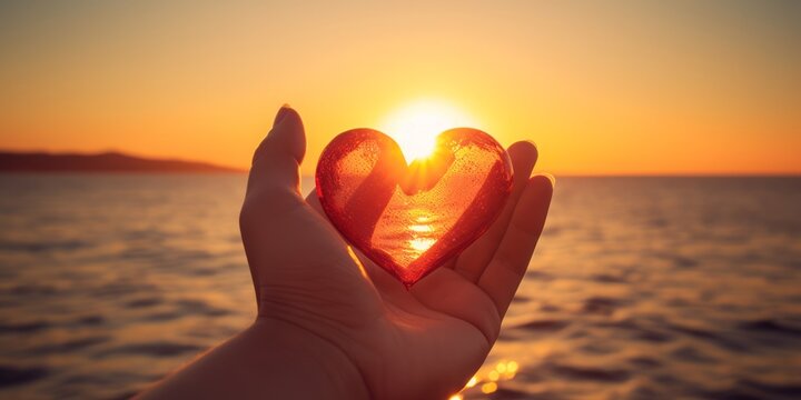 A Hand Forms a Heart Against the Sun, Easing Stress, and Finding Calm Through Yoga, Breath, and the Joy of Travel