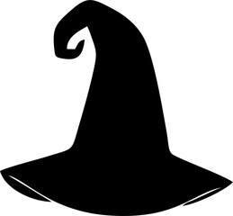 Halloween Scary Witch's hat Vector
