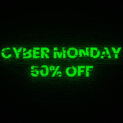 Cyber Monday 50 % OFF