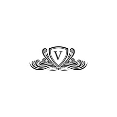 Luxury logotype template V