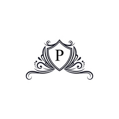 Luxury logotype template P