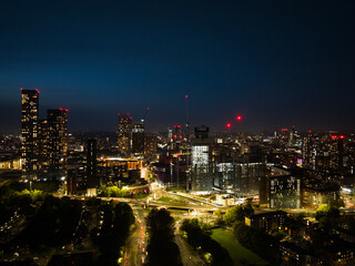 Fototapeta premium Manchester at night