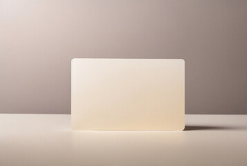 empty blank business card mockup