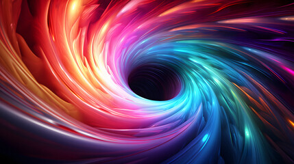 Background of a spiral with many colors with vortex - wallpaper - obrazy, fototapety, plakaty