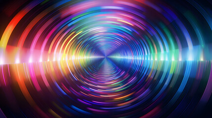 spiral background of many hypnotic disco style colors