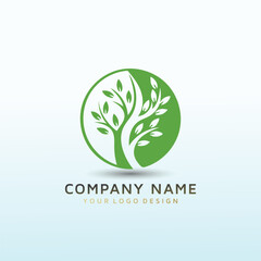 Design a modern logo for a growing tree service company
