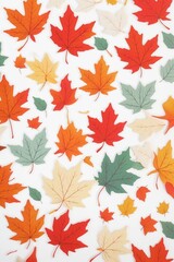 Autumn leaves pattern