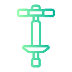 pogo stick gradient icon