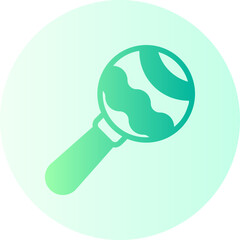 rattle gradient icon
