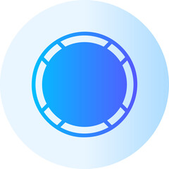 Naklejka premium hula hoop gradient icon