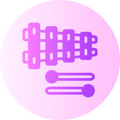 xylophone gradient icon