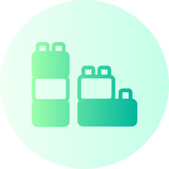 Fototapeta premium blocks gradient icon